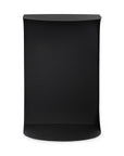 Cote - 16" Metal Accent Table - Black