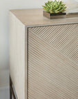 Cascade - Credenza With Metal Legs - Light Brown
