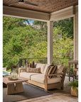 Coastal Living Outdoor - Saratoga Sofa - Light Brown