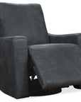 RC - Lewis Power Swivel Recliner - Black