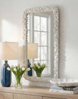 Barnacle - Rectangular Mirror - White