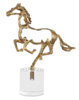 Gallop - Sculpture - Gold