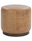 Clair - Leather Round Table