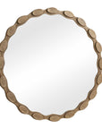 Marietta - Round Brass Mirror - Brass / Gold