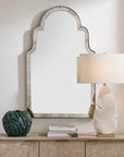 Brayden - Antique Arch Mirror - Plated Antique Brass