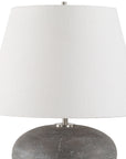 Beckley - Stone Table Lamp - Gray