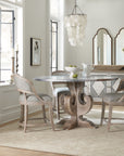 Boheme - Ascension 60" Zinc Round Dining Table