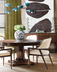 Archives - Round Pedestal Dining Table - Dark Brown