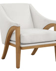 Evolve - Fabric Accent Chair - White