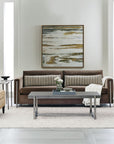 Chapman - Mixed Media Rectangle Cocktail Table - Pearl Silver