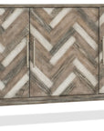 Melange - Natural Beauty Credenza - Dark Gray