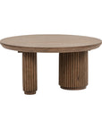 Vander - Solid Wood Round Coffee Table