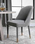 Brie - Armless Chair (Set of 2) - Gray