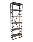 Evan - Single Bookshelf - Olive Brown