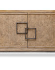 Paltrow - Burl 2 Door Cabinet - Woodtone