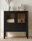 Hannah - Display Cabinet - Black