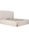 Joan - Queen Storage Bed - Cream