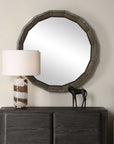 Neve - Round Mirror - Bronze
