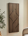 Hanoi - Geometric Wood Wall Panel - Woodtone