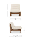 Pierce - Accent Chair - Flecked Beige