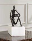 Sit Back Relax And Read - Iron Sculpture