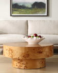 Knots - Poplar Round Coffee Table - Light Brown
