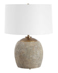 Raylan - Textured Table Lamp - Gray