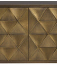 Modern - Origami Hall Chest - Gold