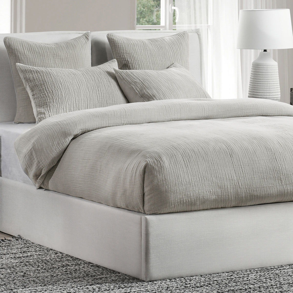 Cardiff - King Duvet Collection - Gray