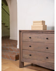Mabel - 6 Drawer Dresser - Dark Brown