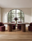 Hadley - Dining Table Small - Warm Brown
