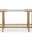 Kendrick - Glass Console Table - Gold