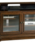 Leesburg - Entertainment Console - Dark Brown