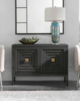 Aiken - 2 Door Cabinet - Dark Walnut