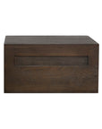 Jonah - Floating Nightstand - Dark Brown