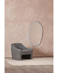 Foundry - Oval Mirror - White