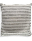 Basket Stripe - Rattan Outdoor Pillow - Brown