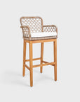 Paulo - Bar Stool - Light Brown & White