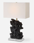 Basalt - Black Stone Table Lamp