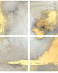 Bygone - 48" x 48" Painting By Buddy Whitlock (Set of 4) - Gray