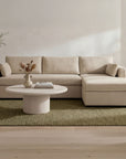 Burrow - Sleeper Sectional With Right Storage Chaise - Sand