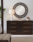 Retreat - Pole Rattan Accent Mirror