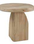 Tiernan - Reclaimed Oak Round Side Table - Woodtone