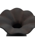 Ruffle - 16" Decorative Vessel - Black