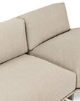 Livia - Teak 3 Piece Outdoor Sectional - Taupe