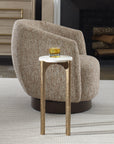 Vivi - Marble Drink Table - Bronze