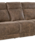 Wheeler - Power Sofa With Power Headrest - Dark Brown