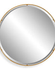 Canillo - Round Mirror - Gold