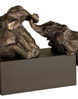 Playful Pachyderms - Figurines - Bronze