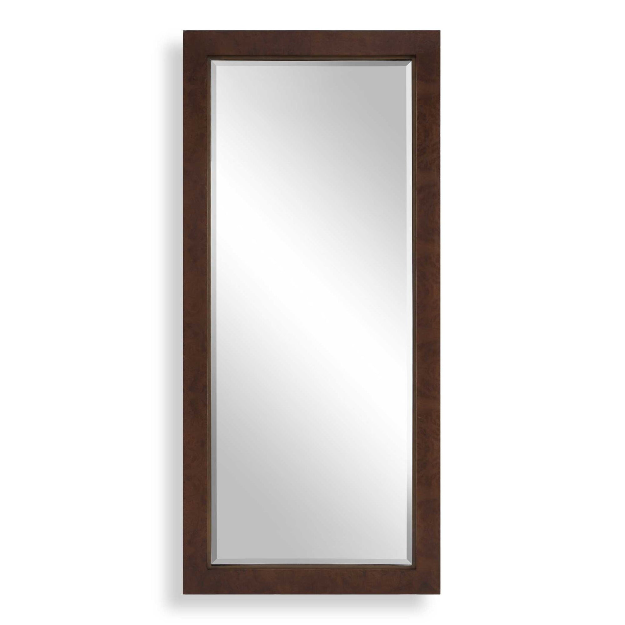 Durant - Tall Wood Mirror - Brown